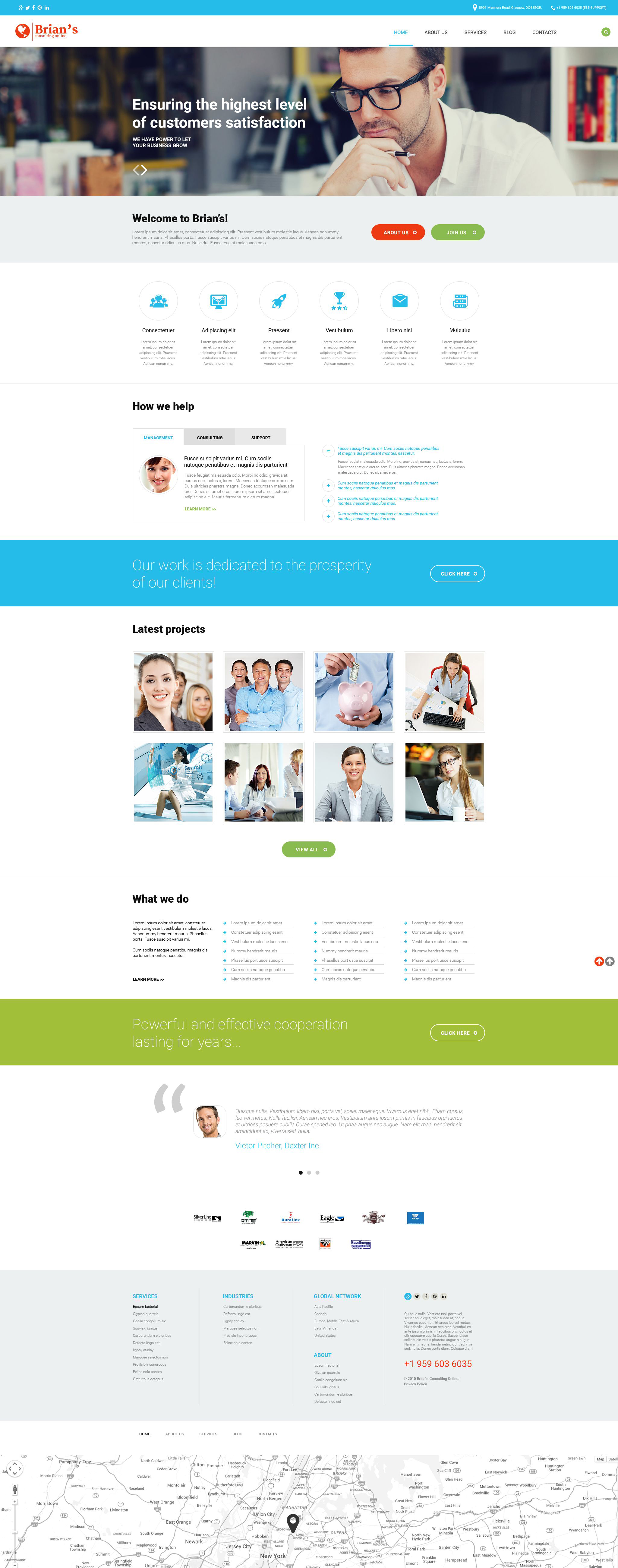 Consulting Template Responsive Joomla Template