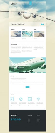 Private Airline Joomla Template