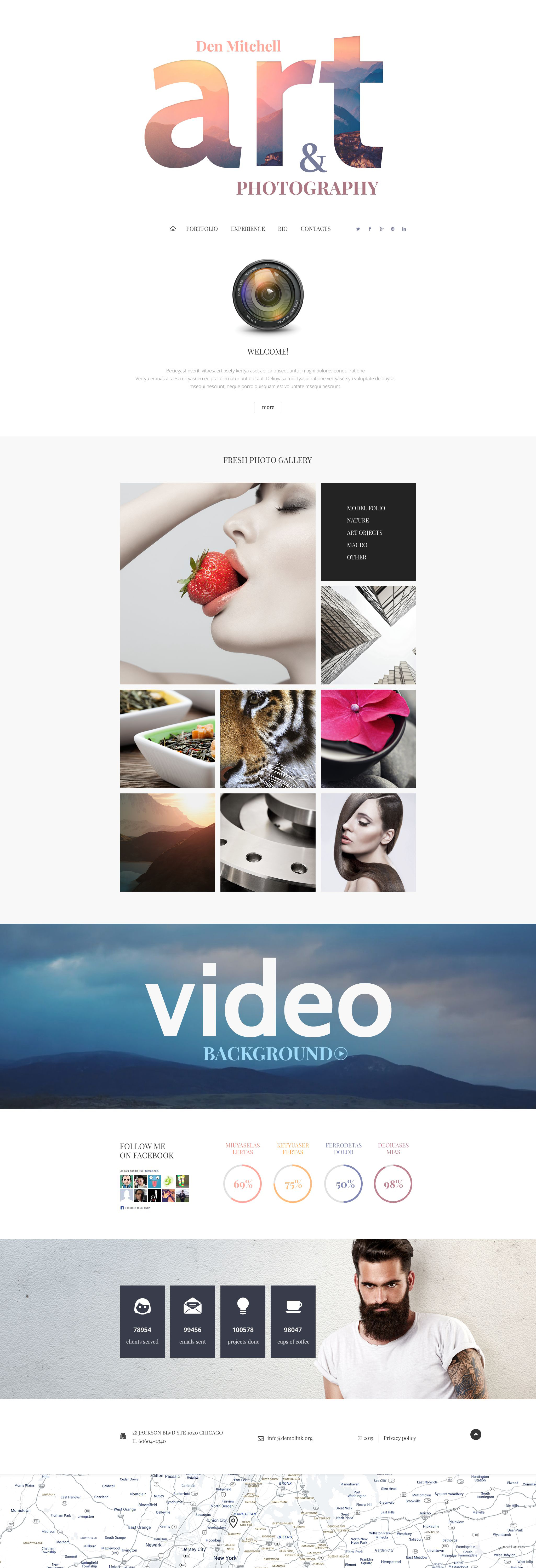 Professional Photographer Joomla Template