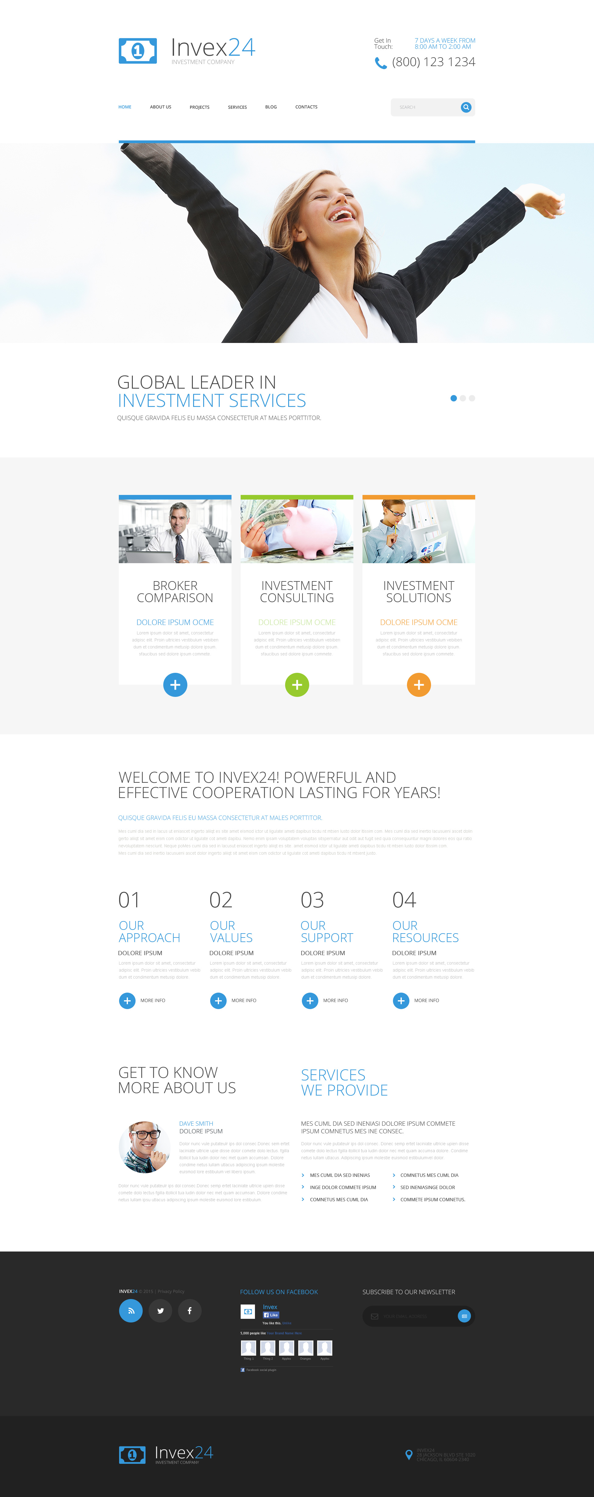 Invex24 Joomla Template