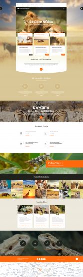 Safari Adventure Joomla Template