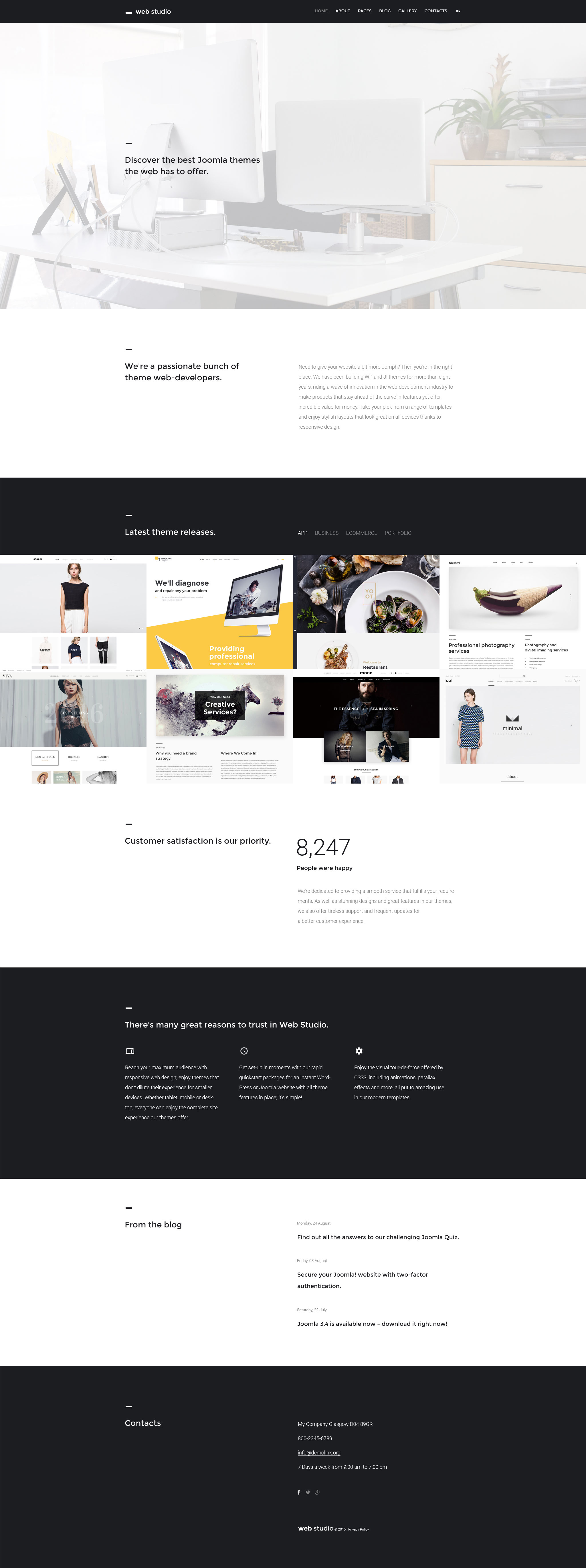 Web Studio Joomla Template