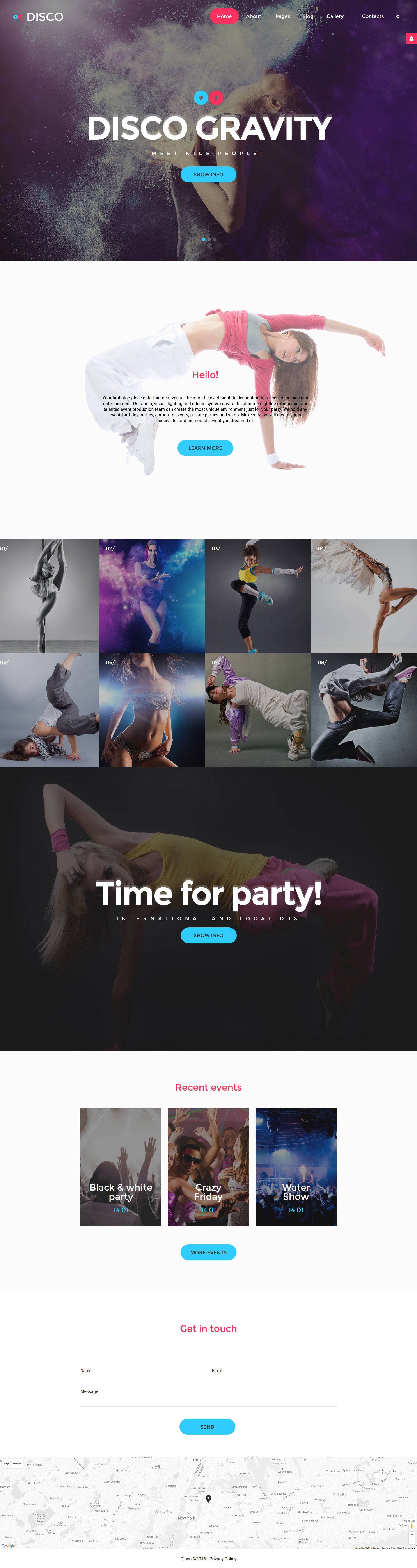 Disco Gravity Joomla Template