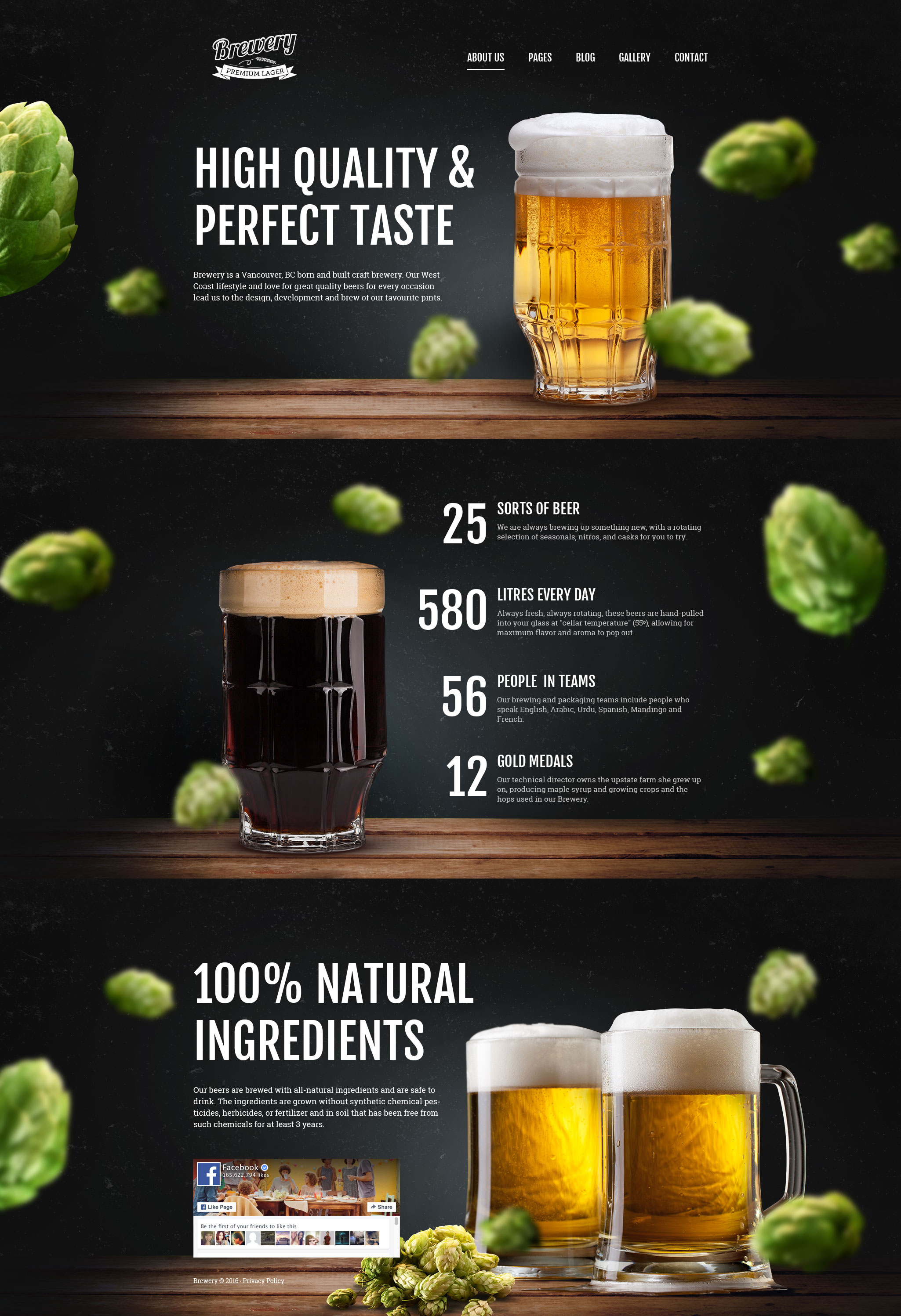 Brewery Template Responsive Joomla Template