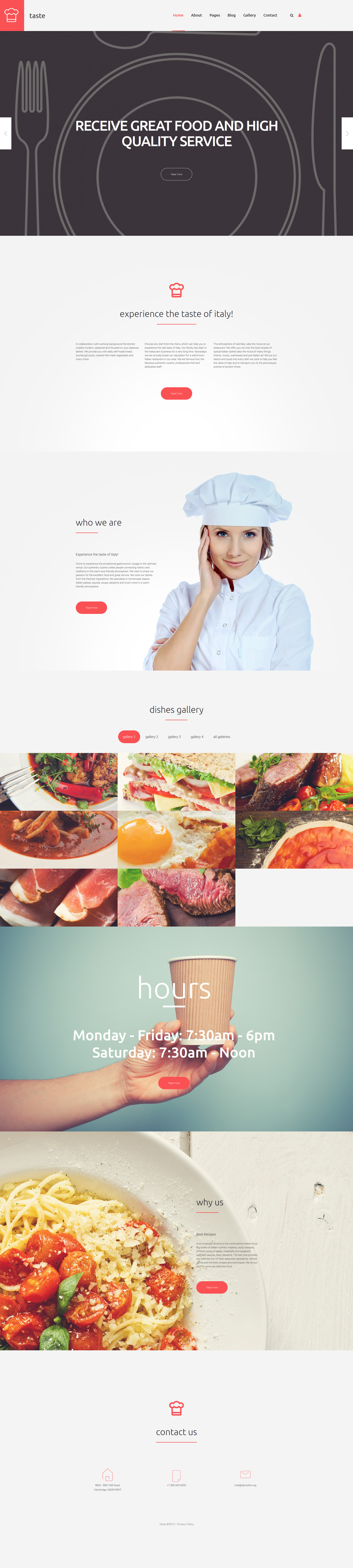 Cooking Template Responsive Joomla Template