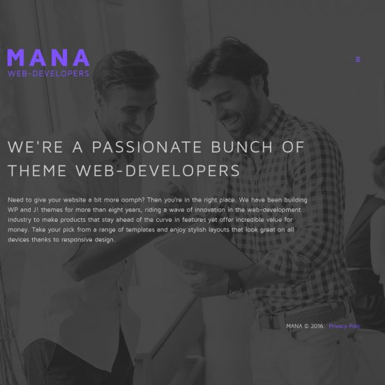 Web Development Template Responsive Joomla Template