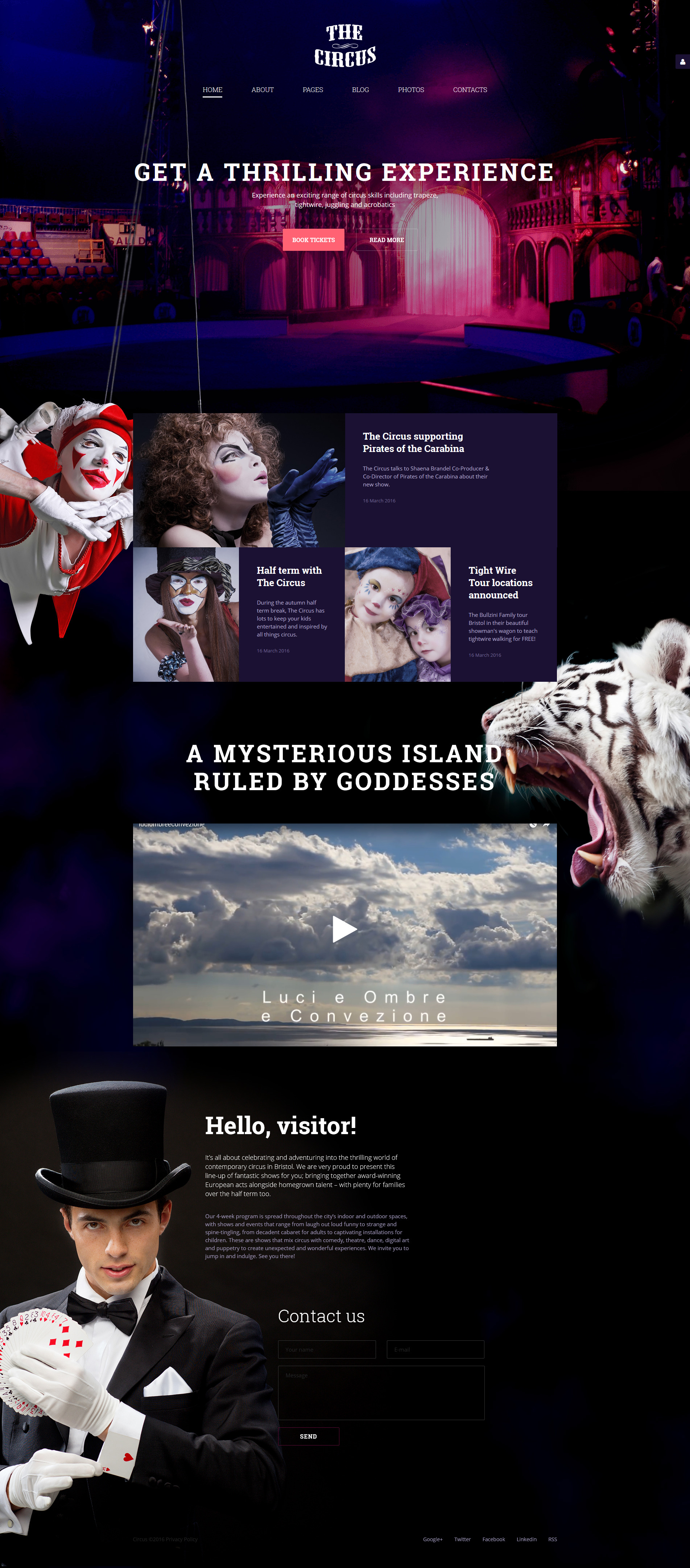 The Circus Joomla Template