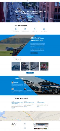 Auto Towing Responsive Joomla Template