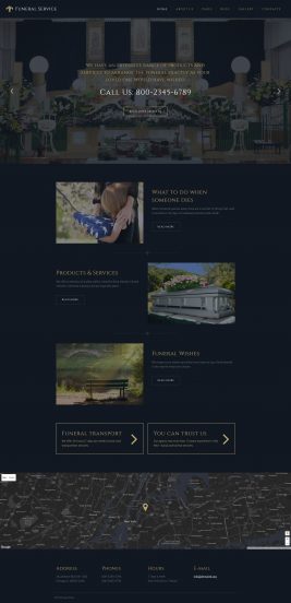 Funeral Services Template Responsive Joomla Template