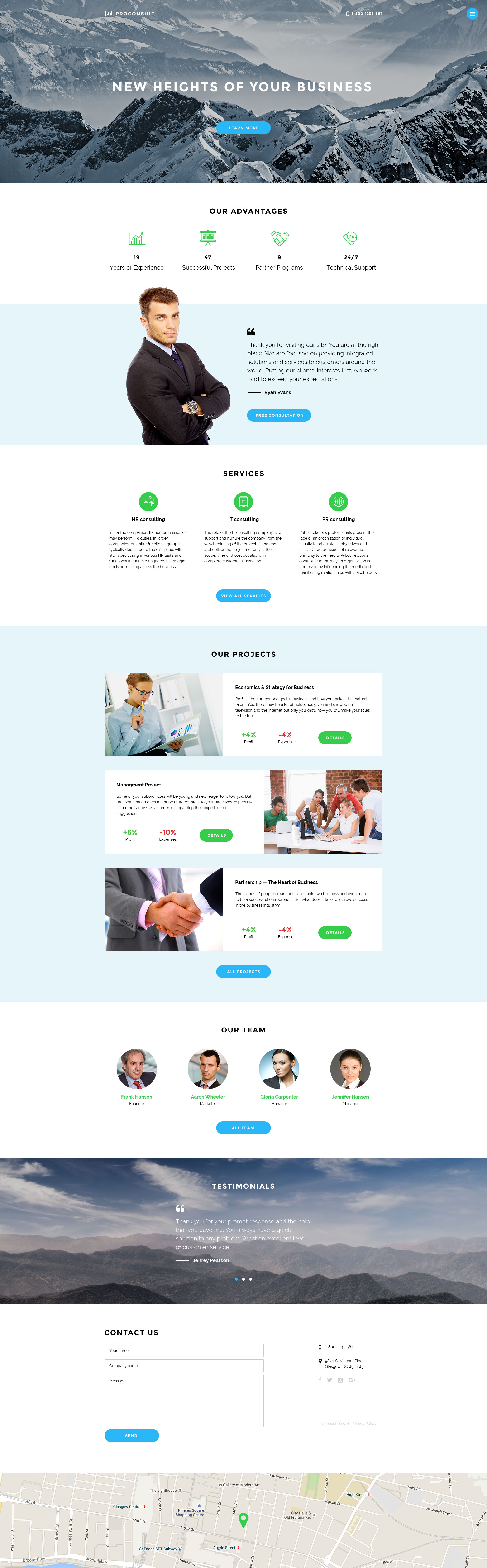 Proconsult Joomla Template