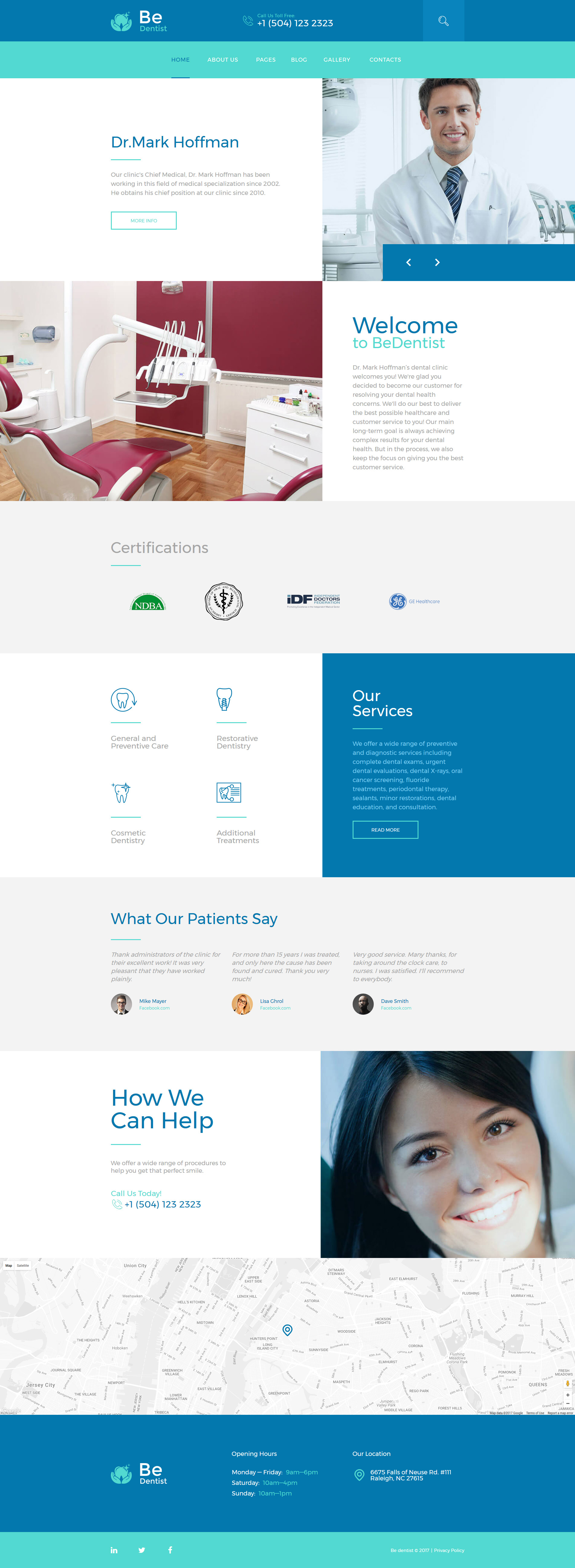 BeDentist – Dental Clinic Joomla Template