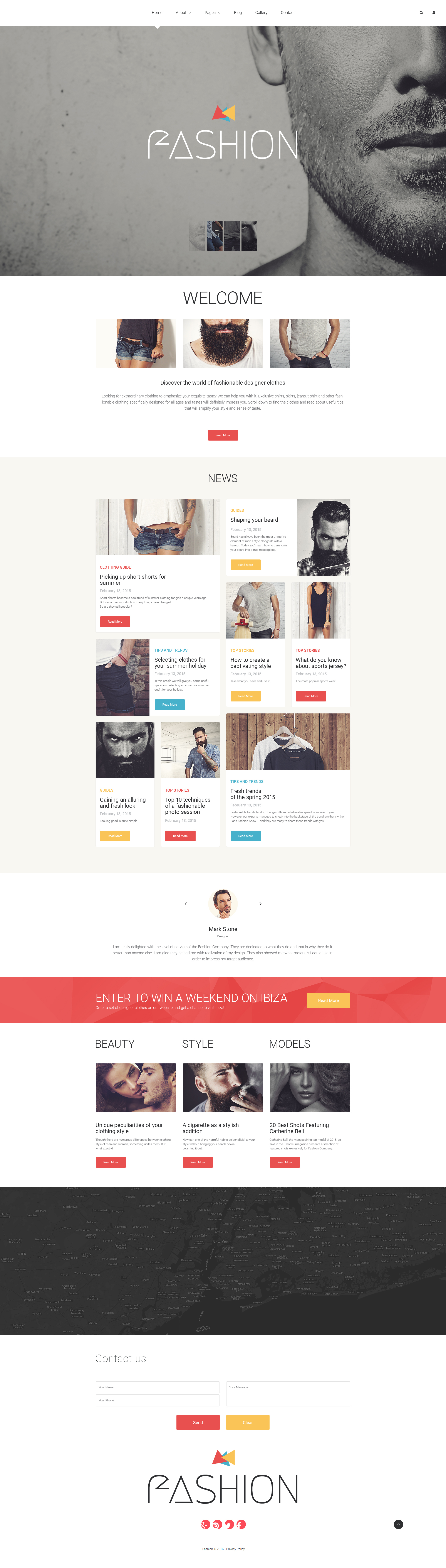 Fashion Blog Joomla Template