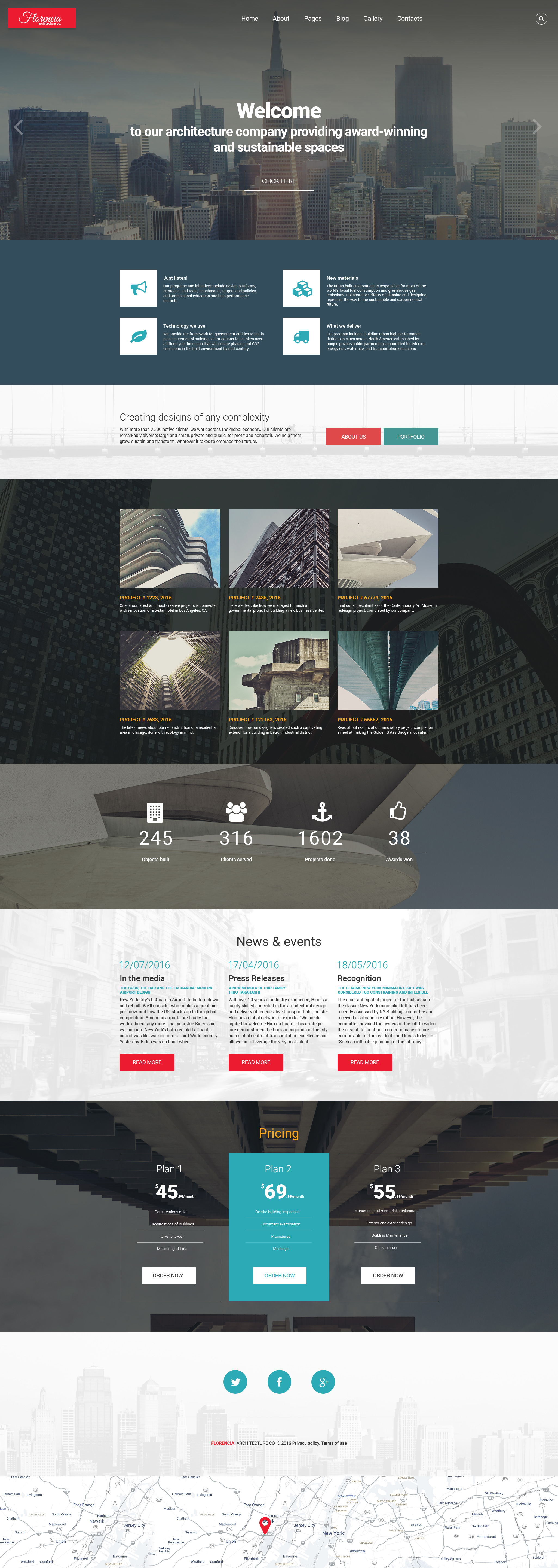 Florencia Architecture Joomla Template