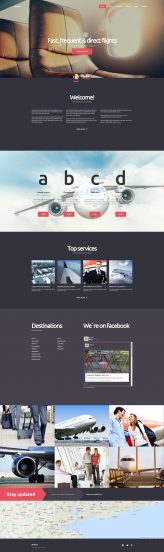 Private Airline Template Joomla Template