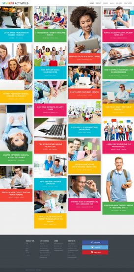 Student Activities Joomla Template