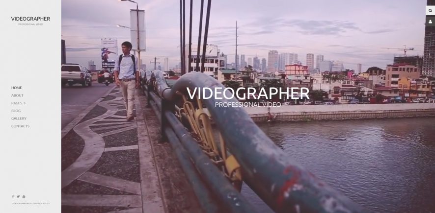 Videographer Template Responsive Joomla Template