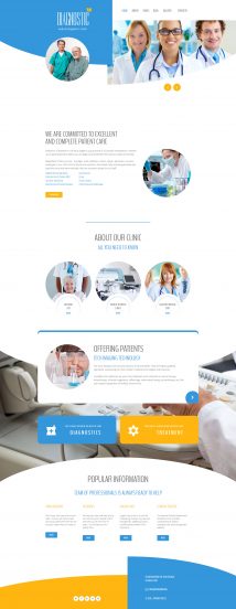 Diagnostic - Medical diagnostic center Joomla Template