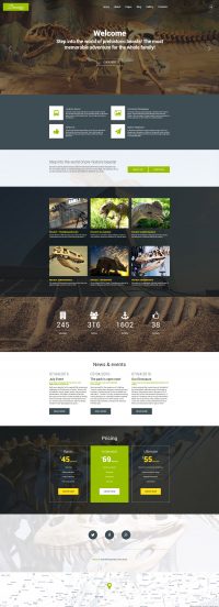 Dinosaur Museum Joomla Template