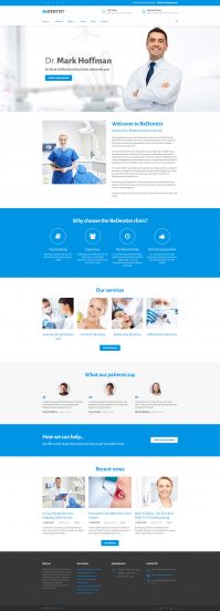 BeDentist Joomla Template