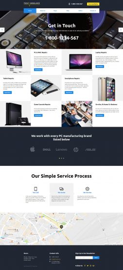 Mobile Repair Service Responsive Joomla Template