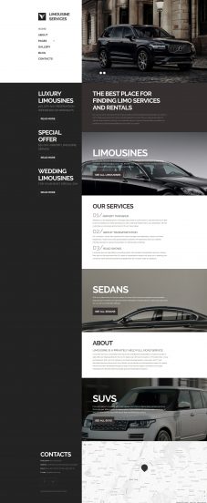 Limousine Services - Luxury Car Services Responsive Joomla Template