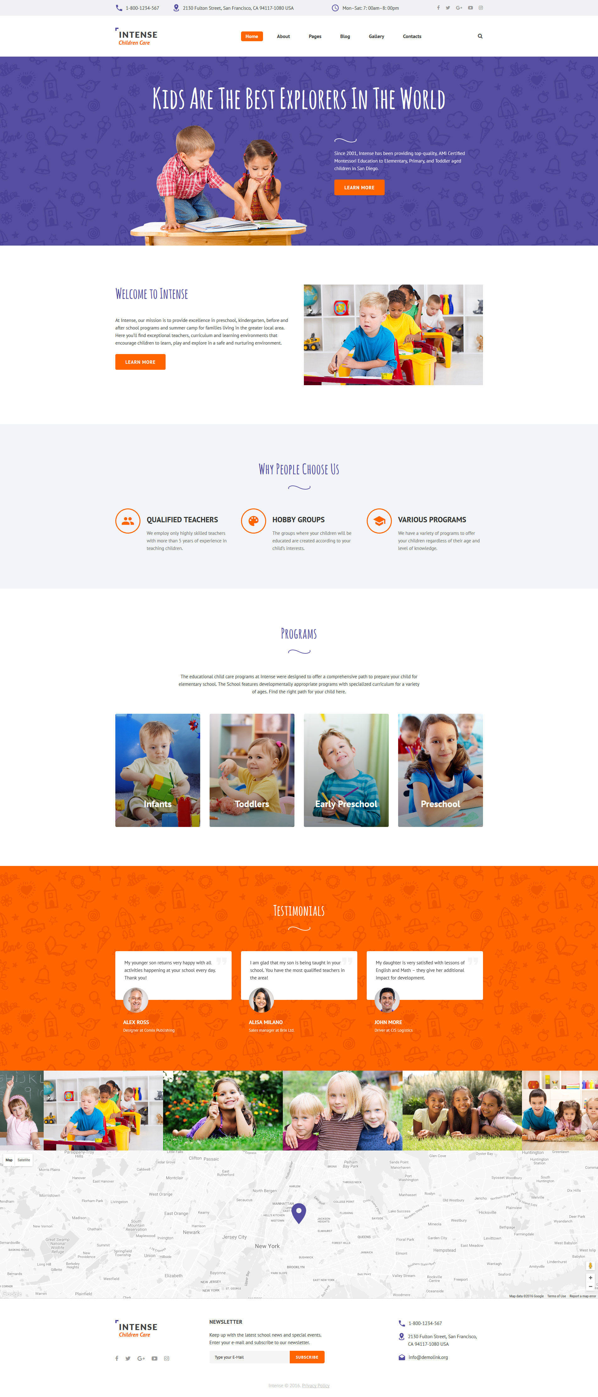 Children Care Responsive Joomla Template