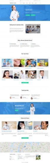 Dental Clinic - Dentistry Responsive Joomla Template