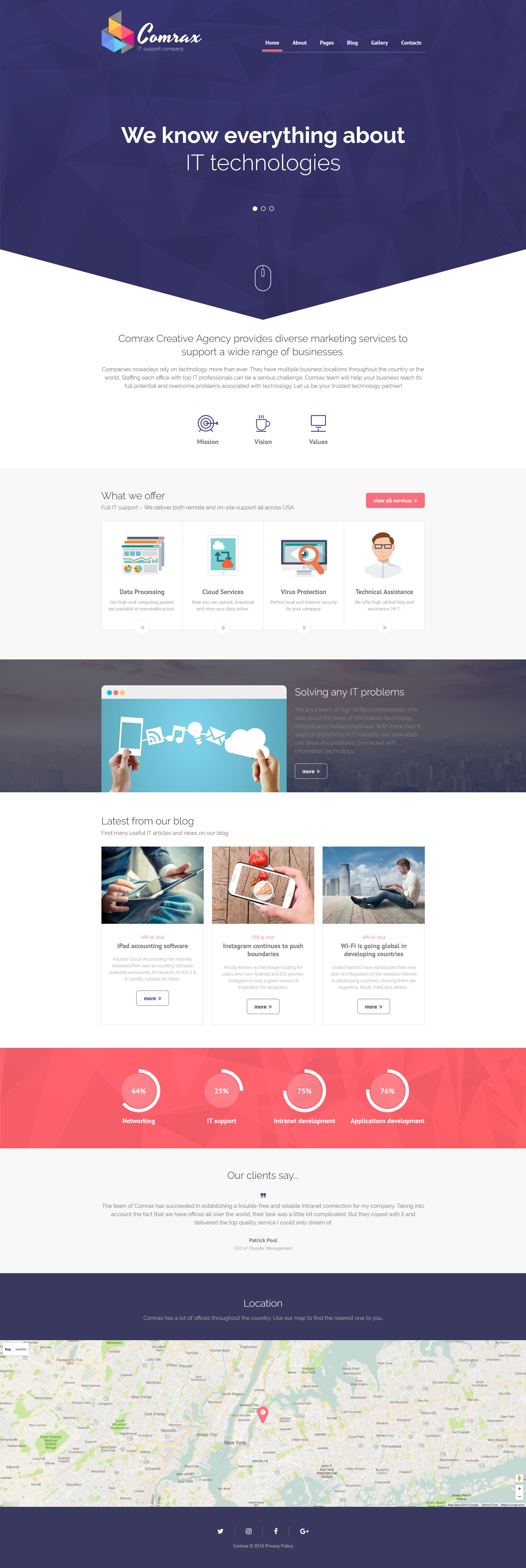 Comrax – IT Consulting Joomla Template