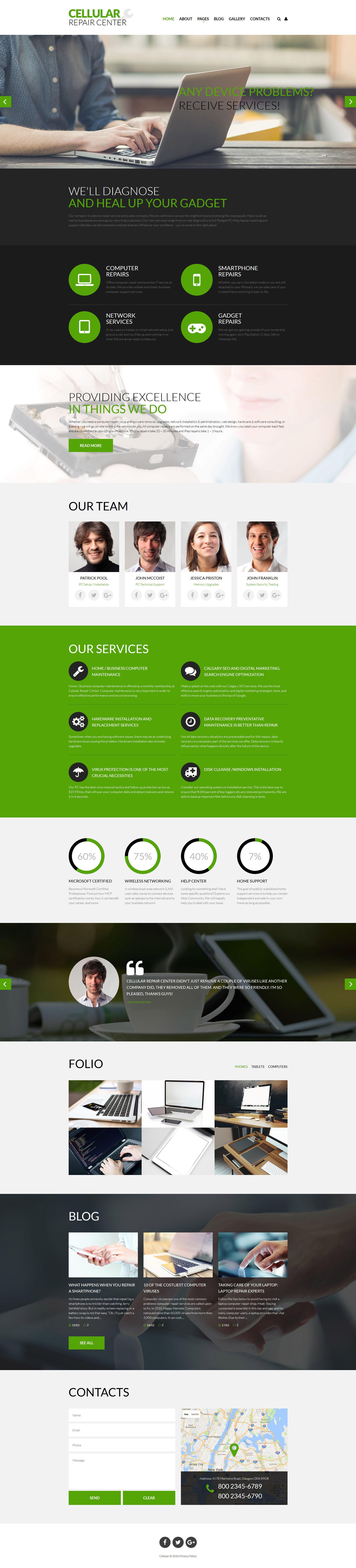 Mobile Repair Service Responsive Joomla Template