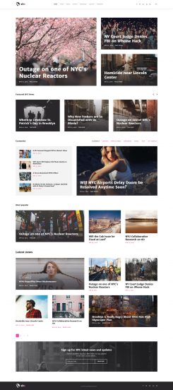 Bsite - News Portal Responsive Joomla Template