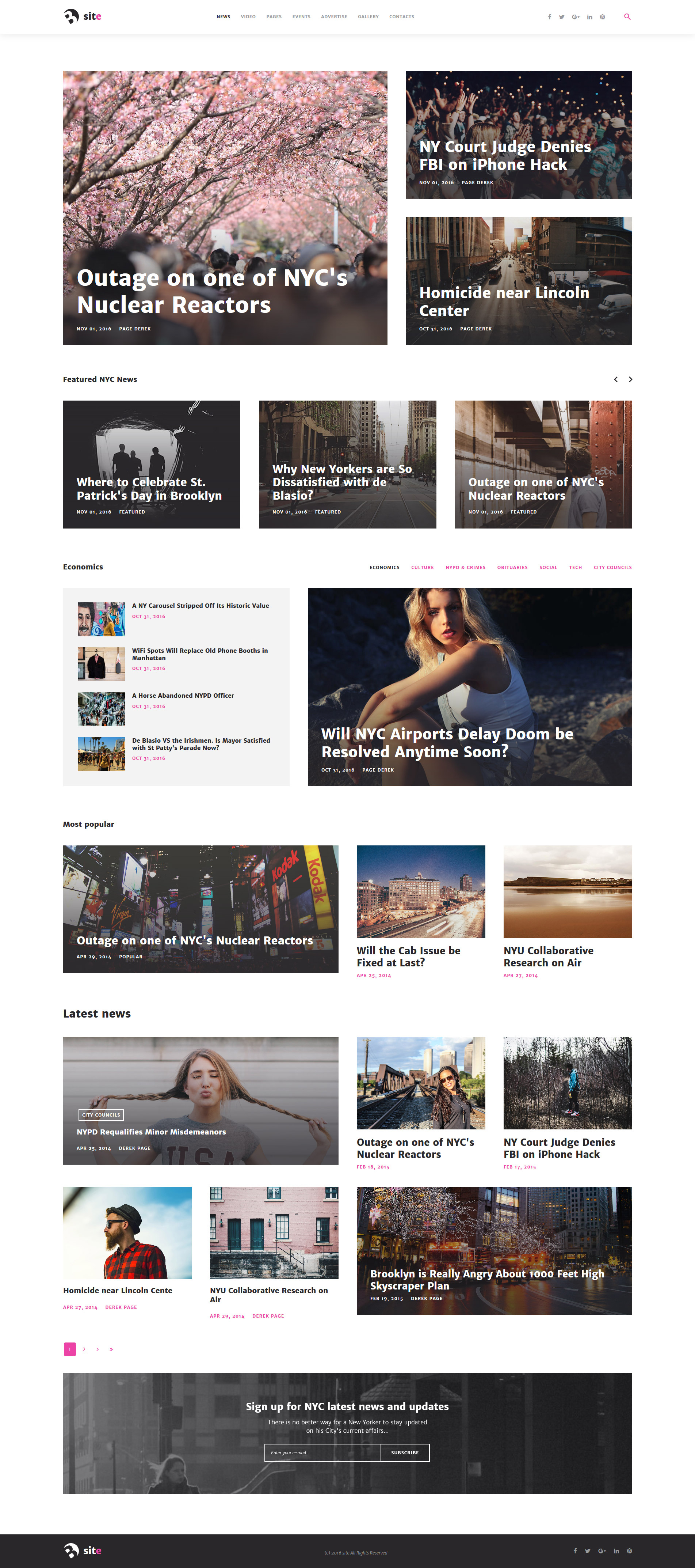 Bsite – News Portal Responsive Joomla Template