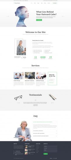 Mental Health - Psychotherapy Center Responsive Joomla Template