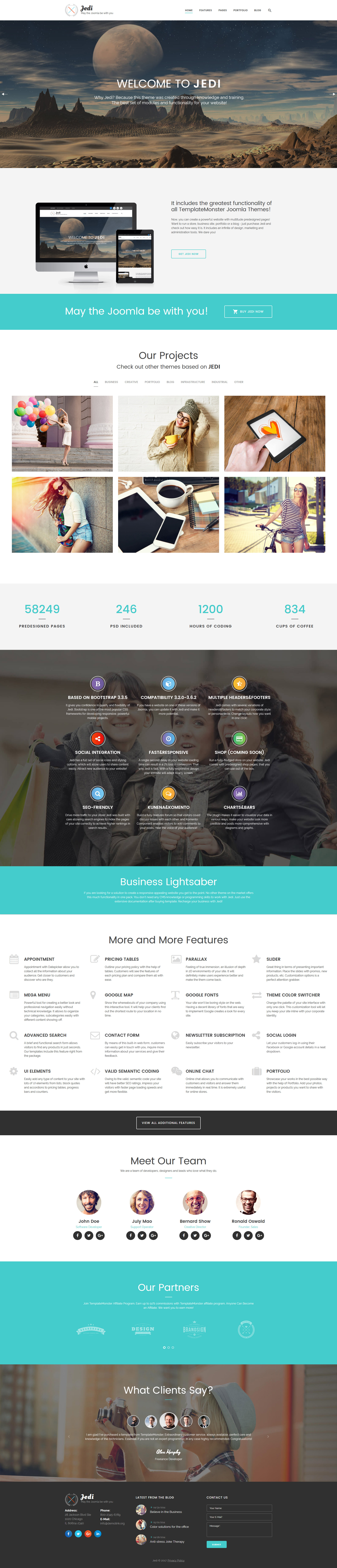 Jedi – Multifunctional Joomla Template