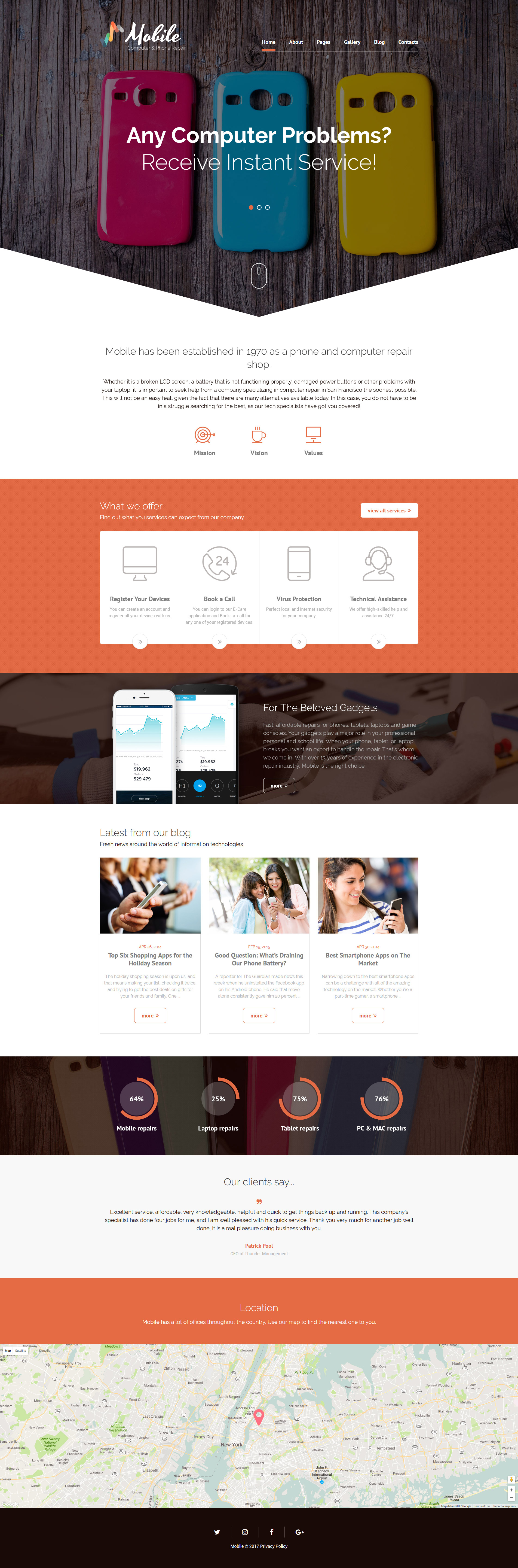 Mobile – Mobile Repair Service Responsive Joomla Template