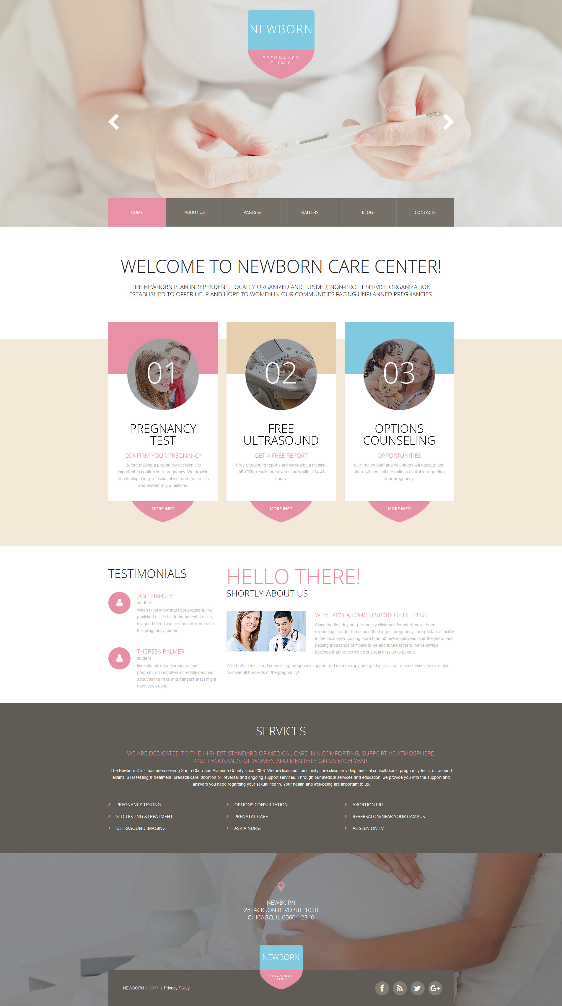 Newborn Responsive Joomla Template