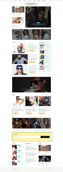 Fashion Blog Template Responsive Joomla Template