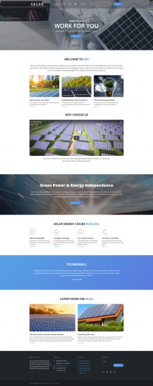 Solar Energy Template Responsive Joomla Template