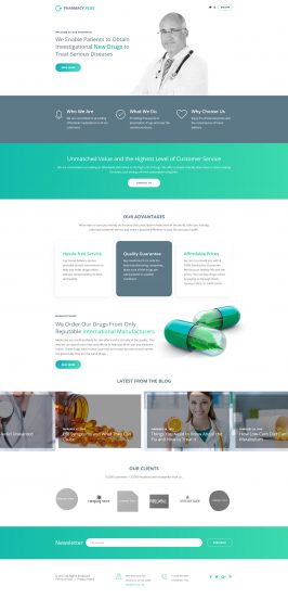 Drug Store Template Responsive Joomla Template