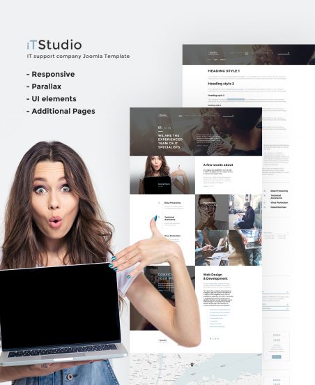 IT Template Responsive Joomla Template