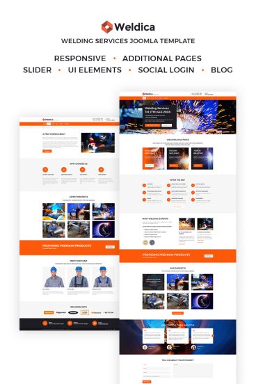 Weldica - Welding Services Joomla Template