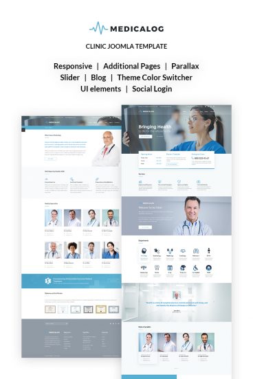 Medicalog - Efficient Medical Center Joomla Template