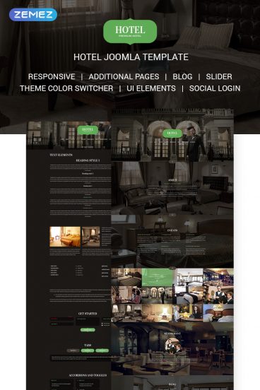 Hotel, Travel & Casino Joomla Template