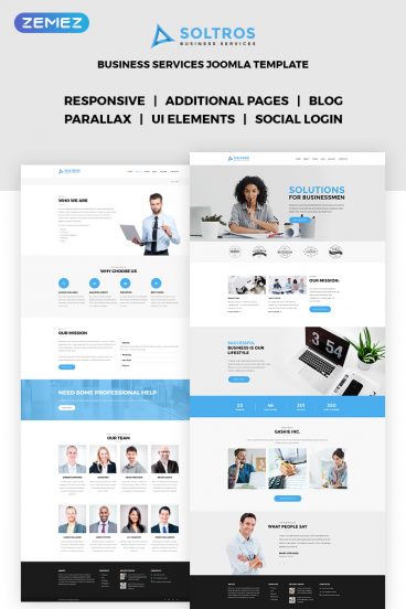 Soltros - Business Services Joomla Template