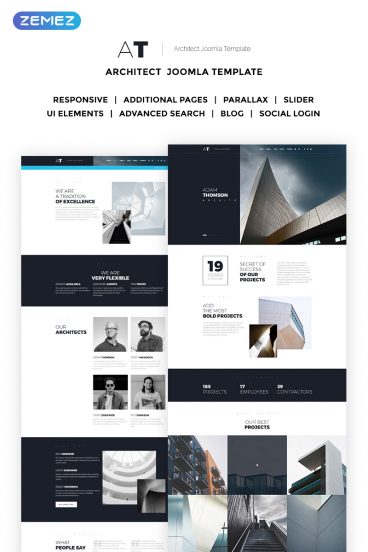 AT - Solid Architecture Agency Joomla Template