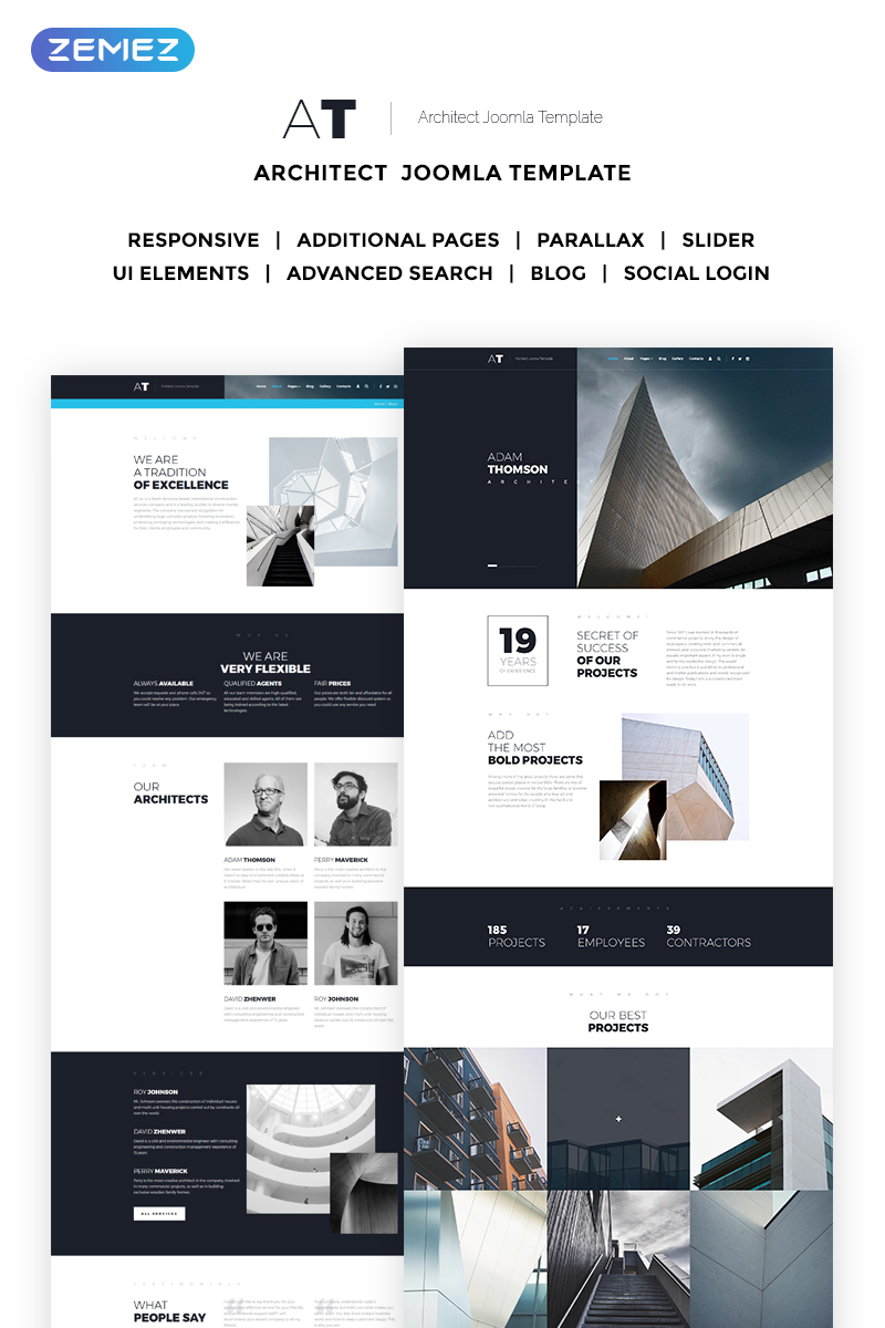 AT – Solid Architecture Agency Joomla Template