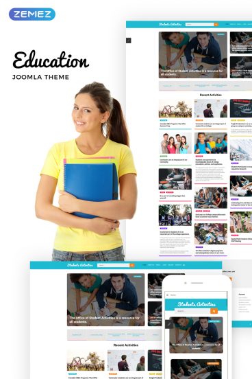 Student Activities Joomla Template