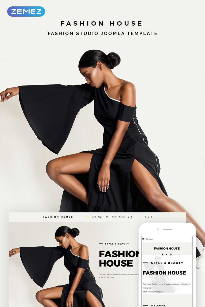 Fashion House – Fashion Joomla Template