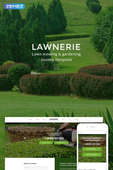 Lawnerie - Landscape Design Joomla Template