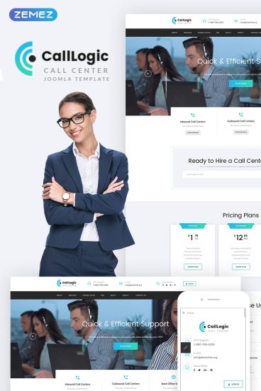 CallLogic - Ð¡all Ð¡enter Joomla Template