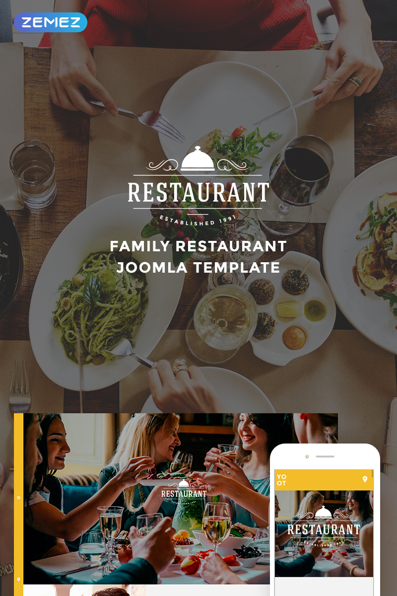 ROOM – Gorgeous Restaurant Joomla Template